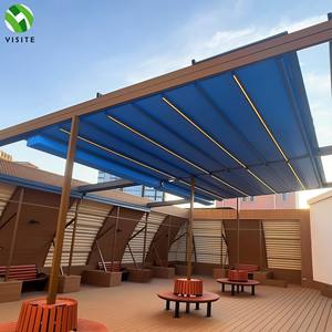 Auvent électrique pliable intelligent, imperméable, rétractable, avec angle réglable pour <span class=keywords><strong>terrasse</strong></span> - Product Image 6