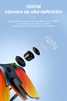 Lunettes de cyclisme IA avec caméra 1300W, lunettes de soleil intelligentes pour le cyclisme, traduction IA, enregistrement vidéo, lunettes de sport 3-en-1