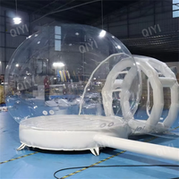Dôme transparent en forme d'igloo géant en PVC gonflable pour fête d'enfants, ballons à bulles