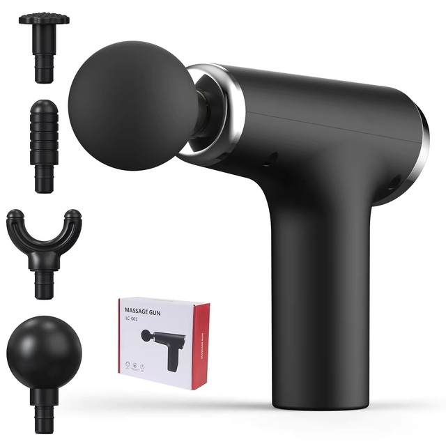 Best-Selling Comfortable Handheld Wireless Deep Muscle Full-Body Massage Gun with Musical Function and Wireless Remote Control