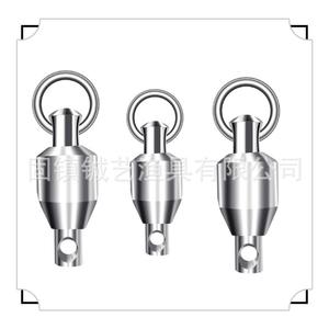 อุปกรณ์ตกปลา กู่เจิ้น เฉิงอี้ ห่วงหมุนแบบเชื่อมหัวเดียว ชุบนิกเกิล สำหรับตกปลาทะเล ตกปลาด้วยเหยื่อปลอม 8 ชิ้น - Product Image 2