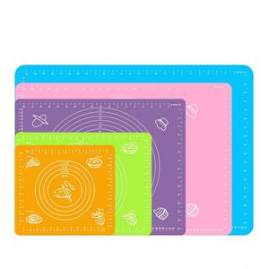 Custom Non Stick Soft Bbq Pastry Oven Kneading <b>Rolling</b> Dough Baking Sheet Silicone Baking <b>Mat</b> for Cooking - Product Image 1