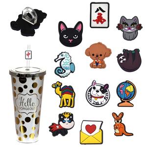 Nouveau PVC souple filles paille Topper articles ménagers quotidiens paille Topper breloques pour les femmes de la mode - Product Image 1