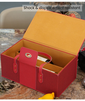 Sac à vin en cuir PU personnalisé, pour deux bouteilles, emballage cadeau, boîte de rangement pour vin, boîte à vin en cuir PU