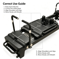 Machine de Pilates Megaformer OEM, équipement de Pilates multifonctionnel pour le remodelage du corps, pour la salle de sport
