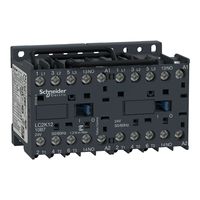 Controllo motore LC2K1210B7, contattore reversibile, 5,5 kW, bobina 24V AC, contatti 12 A, 690V AC, 3 poli, 3 NO, serie TeSys K