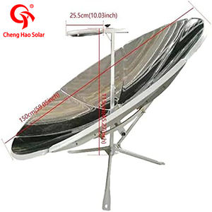 Horno Solar Parabólico de Aluminio Chenghao, Cocina Solar Concentradora de Alta Eficiencia, 1.5m de Diámetro, 1500W de Potencia, Enfoque de 28cm - Product Image 5