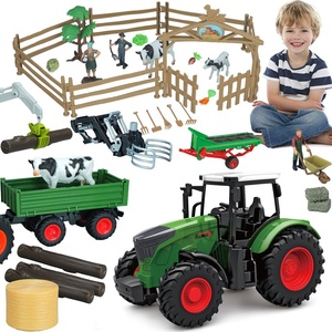 Ensemble de jeu de <span class=keywords><strong>tracteur</strong></span> agricole 45 pièces 3902, figurines d'animaux de ferme, clôtures, camion de fermier pour enfants - Product Image 3