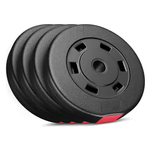 Discos de Plástico con Peso de Cemento y Logotipo Personalizado al por Mayor para Mancuernas, Barras, Gimnasio en Casa, Entrenamiento de Fuerza y Equipo de Fitness - Product Image 1
