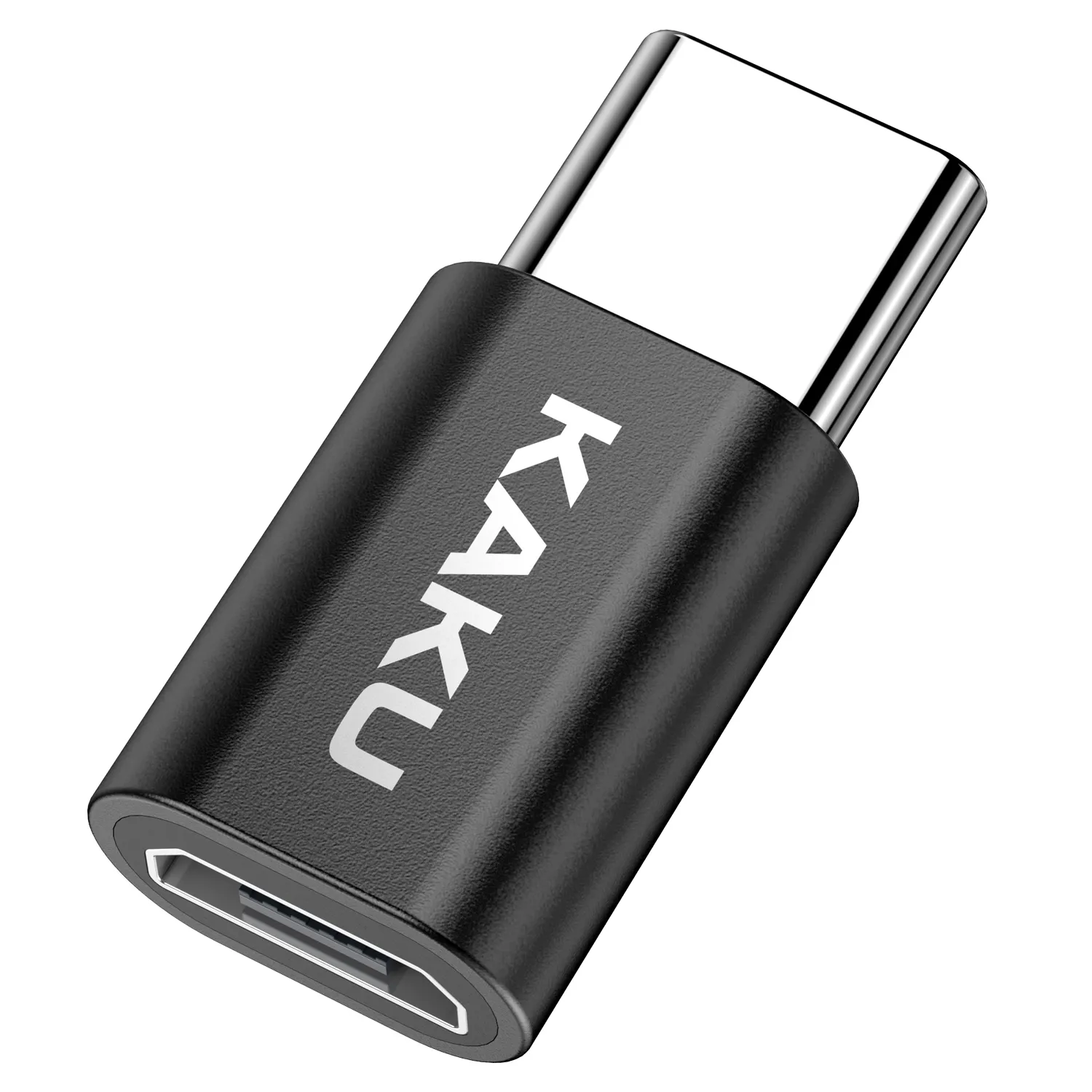 KAKU trasmissione ad alta velocità USB 3.0 tipo C femmina a Micro USB maschio adattatore convertitore USB-C nero