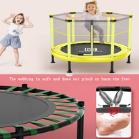 Trampoline extérieur de haute qualité avec filet de sécurité et tapis de saut robuste Fitness pour enfants et adultes Trampoline