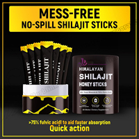 Résine de Shilajit de l'Himalaya OEM/ODM avec du miel, 30 bâtonnets/boîte, bâtonnets de miel Shilajit pour adultes - Améliore l'immunité |   Herblink