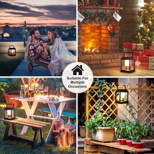 Đèn LED di động chạy bằng năng lượng mặt trời màu xám bạc có thể sạc lại Đèn lồng chống nước để sử dụng trong trường hợp khẩn cấp khi đi cắm trại - Product Image 6