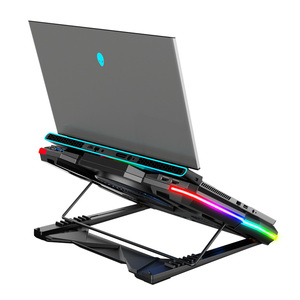 Personalizzato Best Seller pesante Pad di raffreddamento per Laptop un grande Fan Led Gaming RGB arcobaleno luce USB Laptop Cooler Pad - Product Image 5