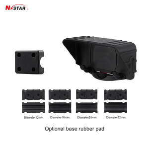 Support de téléphone sans fil pour <span class=keywords><strong>moto</strong></span> avec chargeur intégré et fixation automatique pour appuie-tête de voiture, support de téléphone portable à rotule de 1 pouce pour rail <span class=keywords><strong>RAM</strong></span> - Product Image 4
