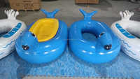 Canard gonflable gonflable bateau tamponneur pour l'eau piscine forme animale bateau électrique extérieur jouets aquatiques pour enfants et adultes