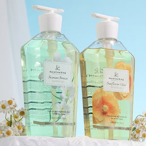 Gel de Ducha Corporal Floral de 800 ml con Pétalos de Rosa, Limpiador Corporal Blanqueador, Gel de Baño con Fragancia a Rosa para el Hogar - Product Image 3