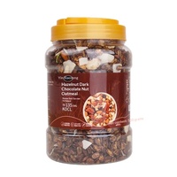 Chanyao Song Gebakken Havermout Voedzame Noten Gedroogd Fruit Instant Mix Yoghurt Hazelnoten Donkere Chocolade Cacao Kant-en-klare Ontbijtgranen 500g
