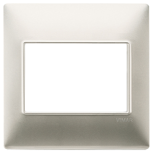 Vimar Wall <b>Switch</b> Matt Nickel Plate 14.5x9.5cm - Product Image 1