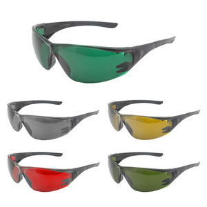 Gafas de seguridad para láser de 200-2000 nm, montura negra, lentes intercambiables, protección contra la radiación de luz de 1,5 mm de grosor - Product Image 1
