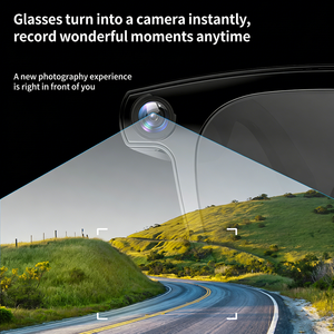 แว่นตาคุณภาพสูง กล้องบันทึกวิดีโอ HD 1080p และแว่นตา AI พร้อมจอแสดงผลแบบซ่อนเร้น แว่นตาพร้อมกล้อง AI สำหรับผู้หญิง - Product Image 4