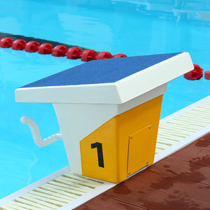 Plateforme de départ/plongée Ovar pour <span class=keywords><strong>piscine</strong></span>, compétition et parc aquatique, antidérapante, anticorrosion, couleur bleue, garantie 2 ans - Product Image 5
