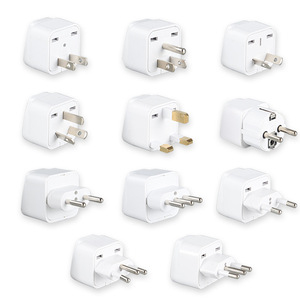 <span class=keywords><strong>Adattatore</strong></span> da Viaggio Portatile in Rame Puro, Convertitore ad Alta Potenza con Guscio in PC, <span class=keywords><strong>Spina</strong></span> Multi-Paese - Product Image 1