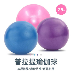 Bola Pilates Mini Portabel All-in-One, Tebal Anti-Pecah dari PVC, Tas Bola Keseimbangan untuk Latihan Kekuatan Yoga dan Latihan Stabilitas - Product Image 2