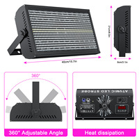 200W RGBW 768LED mur lavage lumière stroboscopique DMX scène DJ faisceau lumière fête spectacle lumière