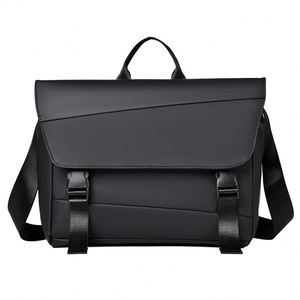 Plain Fashion Polyester Travel Shoulder Messenger Crossbody Pouch <b>Sling</b> <b>Bag</b> for <b>Men</b> Outdoors - Product Image 1