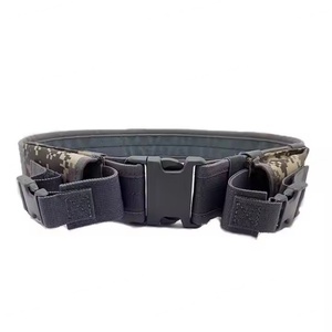 High Quality Nylon Tactical Safety Belt <b>for</b> <b>Men</b> and Women Includes Magazine Flashlight <b>Pouch</b> Tool - Product Image 1