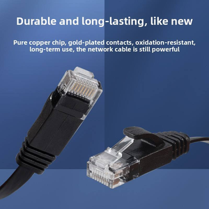 <span class=keywords><strong>Cable</strong></span> de Red <span class=keywords><strong>Ethernet</strong></span> Cat6a de Alta Velocidad 26awg con Cobre 100% Puro, <span class=keywords><strong>Cable</strong></span> de Conexión UTP RJ45 para Router y Centro de Datos - Product Image 3