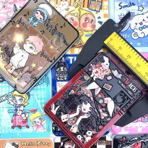 Perles brodées en relief double face à motif de dessin animé Turrington, pour la création de chaînes de téléphone portable et de sacs, cadeau DIY - Product Image 2