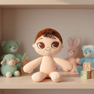 ตุ๊กตาแรคคูน/ตุ๊กตาเด็กชายแบบไม่มีไส้ ราคาถูก ผิวหนังนุ่ม ตุ๊กตาแรคคูนแบบกำหนดเอง ผิวหนังนุ่มสำหรับทำหมอน ของเล่นตุ๊กตาขนนุ่ม - Product Image 3