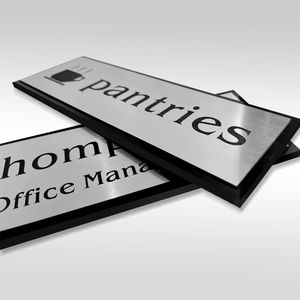 Insegna Luminosa Moderna BOYANG per Numeri di Piano, Sistema di Segnaletica per Edifici, Design in Acrilico con <span class=keywords><strong>Braille</strong></span> ADA - Product Image 5