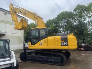 Excavatrice d'occasion japonaise Komatsu PC220-7 sur chenilles, modèle 2019, moteur Komatsu, 20 tonnes, capacité de la benne de 1,2 m, machinerie de haute qualité - Product Image 2
