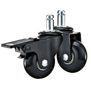 2 2.5 3 इंच का कार्यालय चेयर कैस्टर पहियों 1x22mm स्टेम पु व्हील काले/पारदर्शी अनुकूलित सेट फर्नीचर प्रतिस्थापन के लिए - Product Image 4