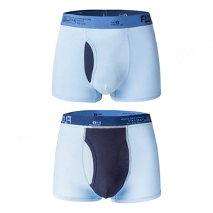 Venta de fábrica, logotipo personalizado, cintura de Color, ropa interior cómoda para hombres, bañadores para hombres adultos - Product Image 5