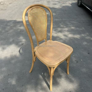 Factory Price Wooden Grain Finish Resin Plastic Rustic Style Wedding Event Banquet Outdoor Party Chair - Product Image 4