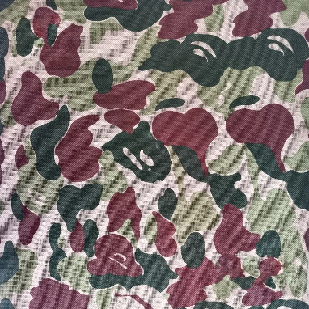 Atacado impermeável tecido camo 100% Poliéster 600D camuflagem impresso tecido oxford para sacos e tendas