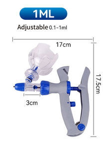 समायोज्य 1 मिलीलीटर/2 मिली/5 मिली स्वचालित पशु पशु भेड़ के लिए पशु इंजेक्शन वैक्सीन - Product Image 2