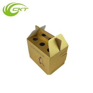 Özel logo baskı karton bira şişesi karton bier taşıyıcı 3 şişe - Product Image 6