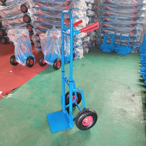 OEM Heavy Duty 150kg Marco de acero Carro de mano Plegable Convertible Plataforma Carro de transporte Goma Metal Saco Camión Carretilla <span class=keywords><strong>Dolly</strong></span> - Product Image 3