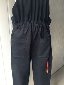 ANT5PPE S-7XL <span class=keywords><strong>noir</strong></span> vêtements de travail en coton robuste pantalon toile multi-poches orthèse salopette pour hommes travaux en plein air - Product Image 5