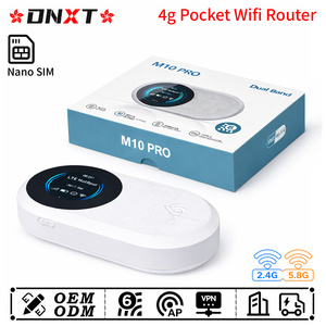 Router Wifi Portátil DNXT 4G, WiFi6, Mifi de Bolsillo, 2.4G y 5.8G, Router 4G con Modo SIM AP, Dispositivo Wifi de Bolsillo 4G para Viajes - Product Image 1