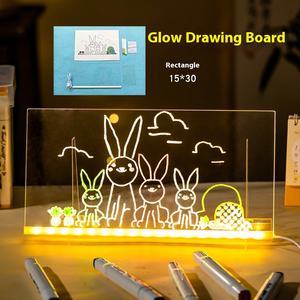 Pizarra de Dibujo Acrílica Transparente Moderna con Juego de Marcadores Ecológicos - Product Image 6