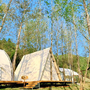Tente de glamping de luxe en forme de A pour 1-2 personnes, idéale pour dormir en extérieur, Tenda De Lona - Product Image 2