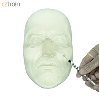 Maniquí de Entrenamiento para Inyección Transparente para Armonización Facial POD Bótox Relleno Dérmico Modelo Anatómico para Inyección