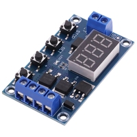 Delay Module DC 12-24V Dual MOS LED Digital Time Trigger Cycle Timer Delay Switch Circuit Board Timing Control Module DIY