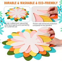 Protections de casseroles en feutre, 3 mm d'épaisseur, réutilisables, écologiques, coussinets de protection pour casseroles, séparateurs de casseroles colorés pour organiser et protéger